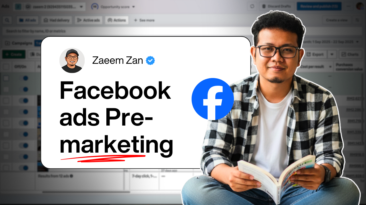 Facebook ads pre marketing