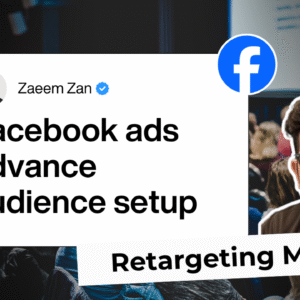 Retargeting method - Facebook advance audience setting