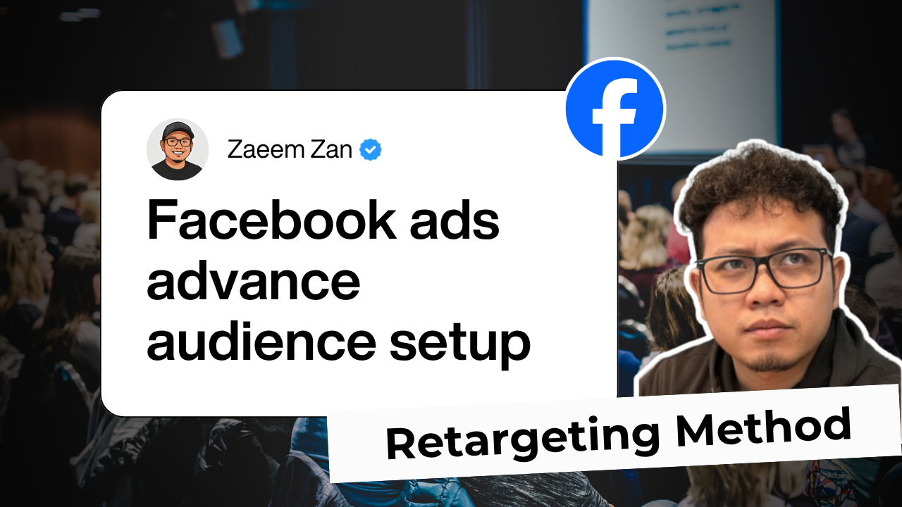 Retargeting method – Facebook advance audience setting
